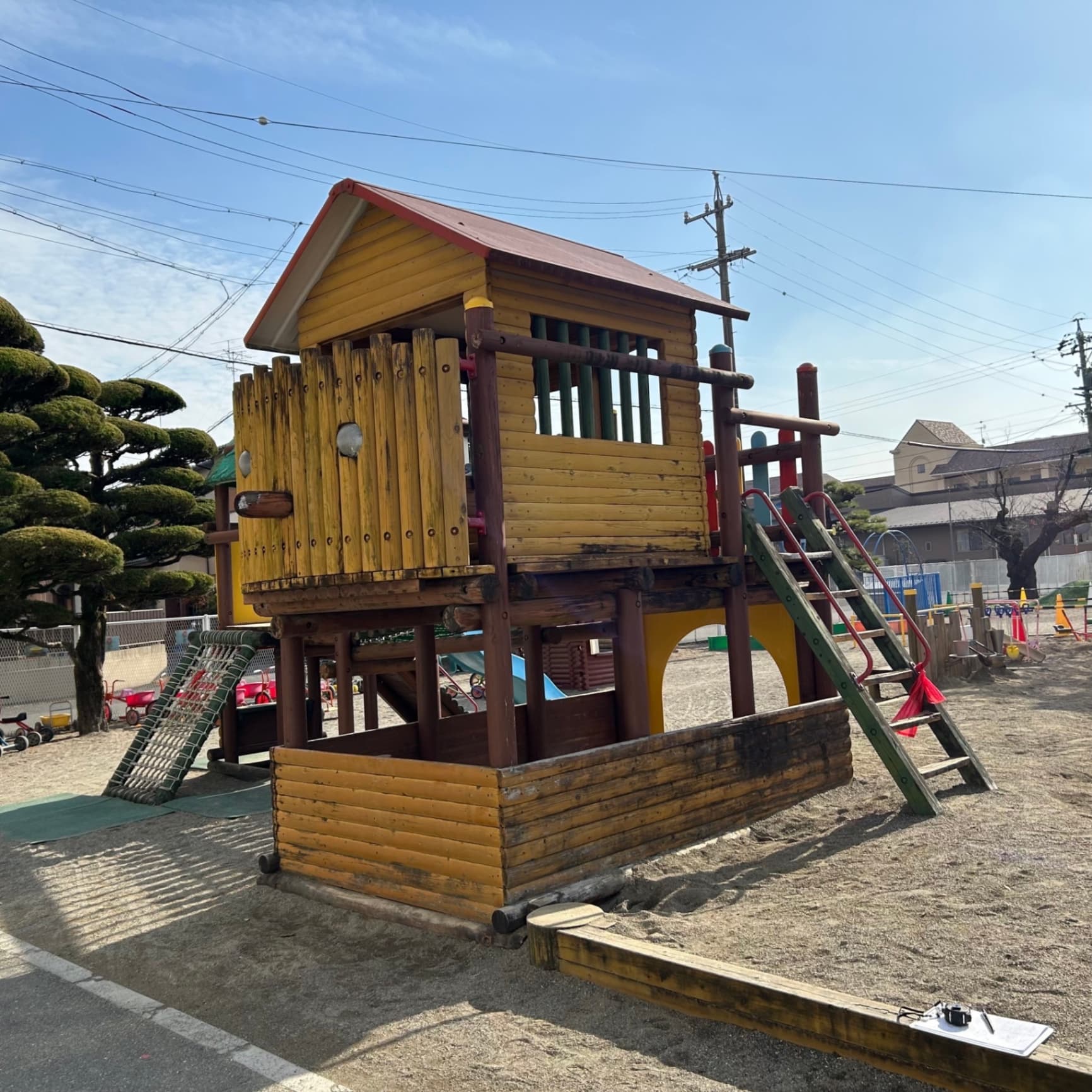 遊具解体 施工前